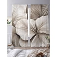 thumbnail image 3 of Modern Flower Sheer Curtains 84 Inch Length 2 Panels Set, Abstract Minimalist Botanical Floral Voile Window Treatment Rod Pocket Curtains Sheers Drapes for Bedroom/Living Room/Kitchen 52"x84"x2, 3 of 7
