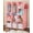 Pink, variant on Baby Closet Organizer for Nursery - Durable Baby Wardrobe Armoire for Closet - Customizable Dresser Shelves - Waterproof Shelf Clothes Organizer w/Wall Fixation (Light Blue)
