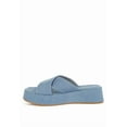 thumbnail image 5 of London Rag Karbi Denim Flatform Womens Slip Ons, 5 of 10
