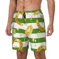 thumbnail image 2 of Fotbe Watercolor St Patrick Day Men’s Swim Trunks Quick Dry Swim Shorts Board Shorts with Mesh Lining-XX-Large, 2 of 9