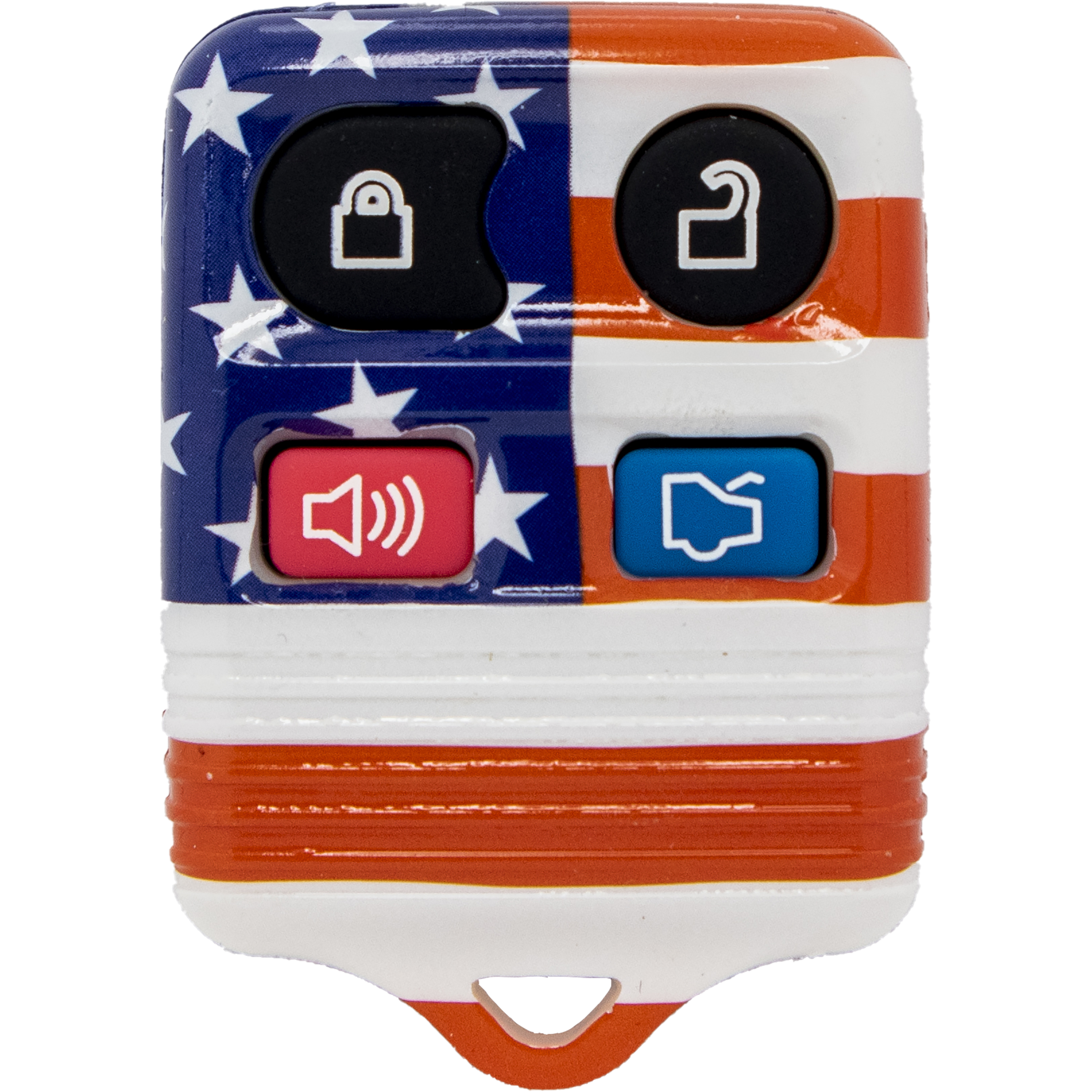Car Keys Express Car Remote Replacement Case - Ford 4 Button US Fleg Shell Only; No Electronics