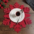 thumbnail image 1 of SuoKom Leather Placemat Solid Colour Faux Leather Placemats , Coffee Mats, Kitchen Table Mats,, Easy to Clean Kitchen Table Mats, 1 of 7