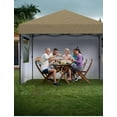 thumbnail image 6 of Goldensoil 10x10ft Pop Up Canopy Tent Outdoor Canopy with 4 Removable Sidewalls,Khaki, 6 of 6
