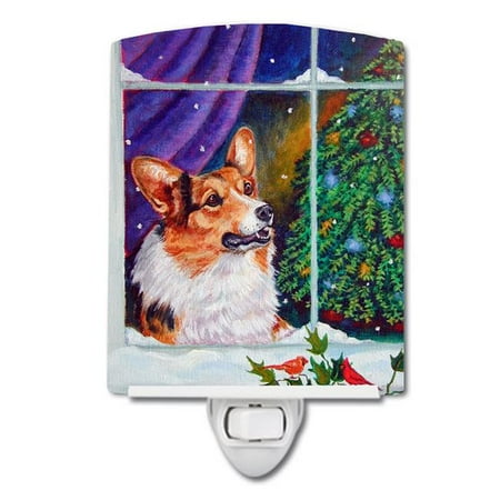 

Corgi Christmas Window Ceramic Night Light