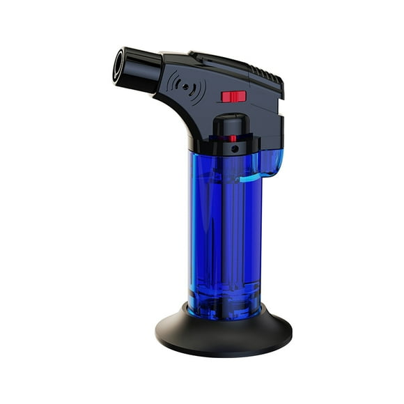 Torch Lighters, Butane Refillable Jet Flame Torch Lighter, Windproof, Safe, Multi Utility Lighter for Candles, Fireplaces, Campfires, Grill (without Butane)