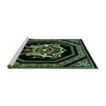 thumbnail image 2 of Ahgly Company Machine Washable Indoor Rectangle Persian Turquoise Blue Traditional Area Rugs, 6' x 9', 2 of 4
