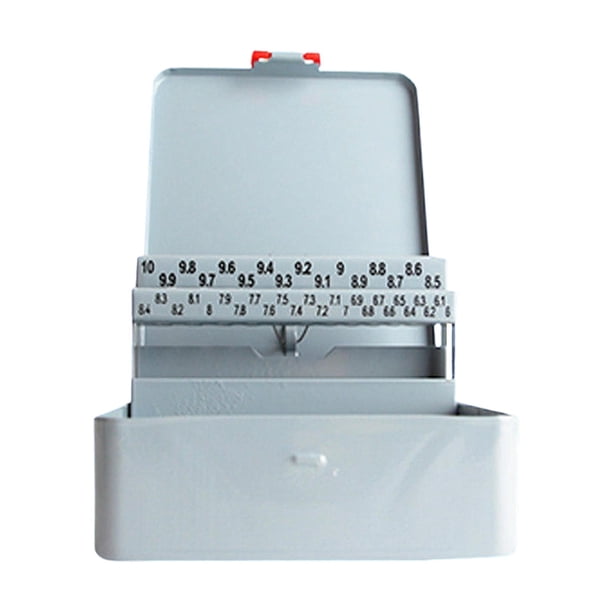 Caja de índice de brocas, organizador, práctico y compacto dispensador de brocas profesional portátil, estuche metálico vacío (solo estuche)