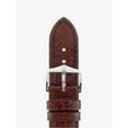 thumbnail image 3 of HIRSCH Highland Italian Calf Leather Watch Strap - Brown Band / Silver Buckle - L - 26mm, 3 of 9