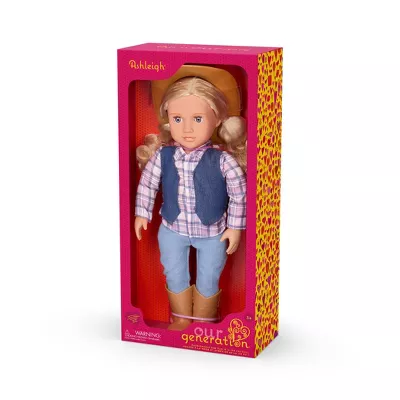 Our Generation 18" Cowgirl Doll in Western-Inspired Outfit