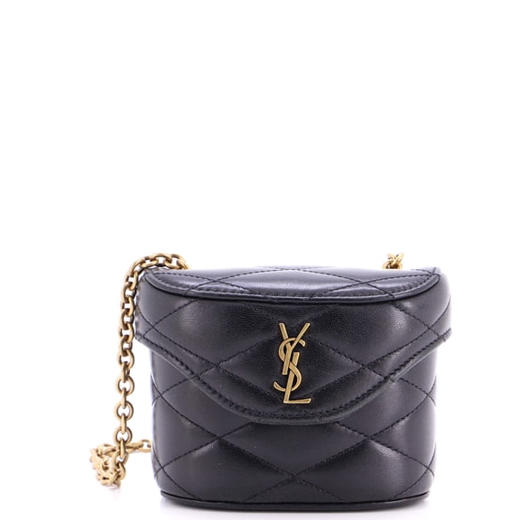 Pre-Owned June Box Bag Quilted Leather Micro By Rebag