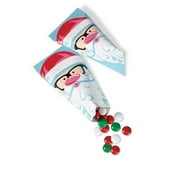 Cinch Treat Pouches 6/Pkg-Santa, Pk 3, Wilton