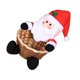 thumbnail image 4 of Injueey Cesta de almacenamiento de dulces de Feliz Navidad, decoración de para el hogar, organizador de muñecos de nieve, cestas, bolsa de regalo Kits de decoración para fiestas Anziani S Injueey JR1136-01, 4 of 6