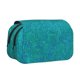 thumbnail image 1 of Disketp Blue Green Glitter Estuche de Lápices de Doble Capa con Tapa Abatible y Cremallera, Organizador Escolar para Adolescentes y Adultos, 1 of 7