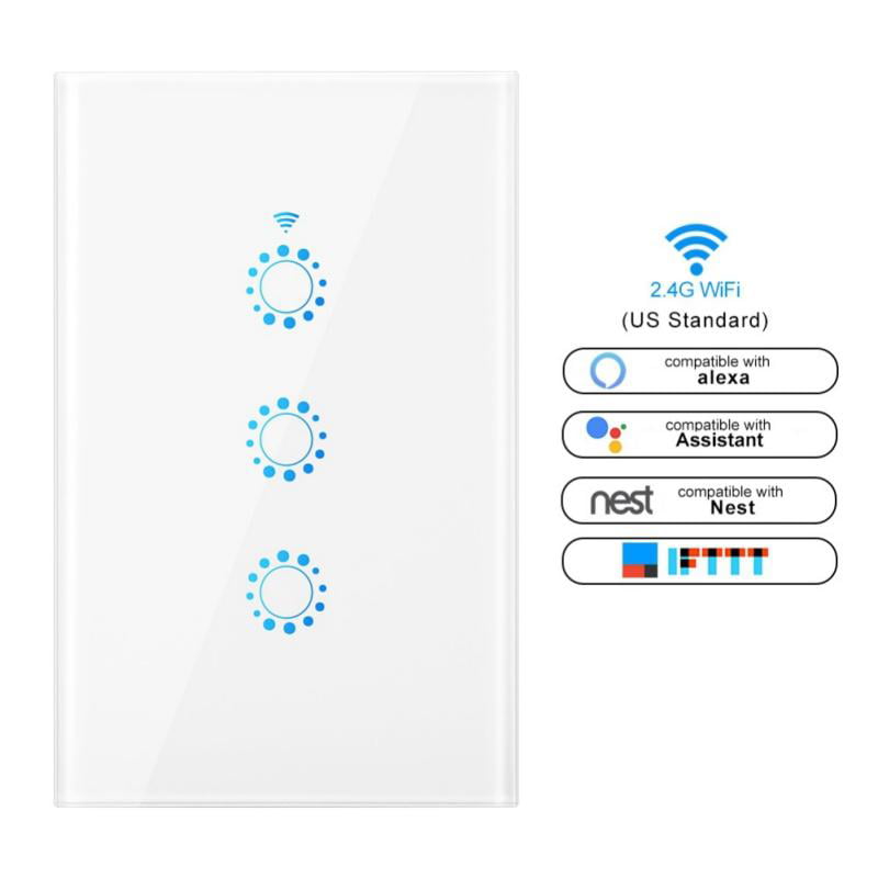 Details about   Smart WiFi Ceiling Fan Light Switch App Voice RF Remote Control For Alexa Google 