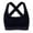 Black#1, variant on DODOING Women's Soft Activewear Sports Bras Yaga Bras Removable Padded Support for Workout Fitness Yoga Bra