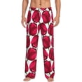 thumbnail image 2 of Goofa Tulips Flowers Printed Soft Pajama Pants for Men, Wide Leg Comfy Casual Lounge Yoga Pants-Medium, 2 of 9