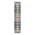 thumbnail image 3 of Unique Loom Madeline Vintage Collection Area Rug - Jackson (2' x 9' 10" Runner Teal/Ivory), 3 of 7