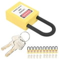 thumbnail image 3 of Lockout, Pratique, Compact et Léger Serrure de Verrouillage Résistance aux Chocs pour les Sites de Construction d'Usines, les Hôpitaux Jaune, Rouge, 3 of 8
