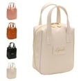 thumbnail image 1 of Organizador de bolsa de maquillaje de viaje portátil Shell Design con múltiples compartimentos - Elegante estuche de almacenamiento de cosméticos para mujeres - Organizador de artículos de tocador, 1 of 5