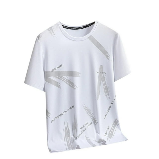 Xdzjlr T-Shirts Graphiques pour Hommes, Sports de Plein Air, Manches Courtes, Imprimé Mode, TTTG