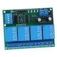 thumbnail image 4 of Módulo de control de relé, módulo de relé de 4 canales Controlador de interruptor de placa de control DC 24V Accesorio para electrónica, 4 of 8