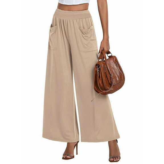 Wide Leg Yoga Pants for Women Loose Cozy Sweatpants High Waisted Lounge Pajama Pants with Pockets XL