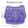thumbnail image 2 of EUWBSSR 7 PCS Multicolor Reusable Baby Infant Nappy Cloth Diapers Soft Washable Size Adjustable, 2 of 9