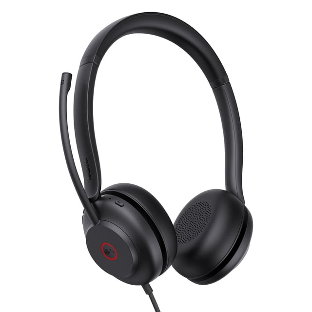 Auriculares USB Yealink UH35 con cable y micrófono con cancelación de ruido Teams