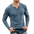 thumbnail image 2 of FAIWAD Men's Long Sleeve Shirts Casual Classic Button Up Pullover Lightweight Stretch Basic Tops, 2 of 7