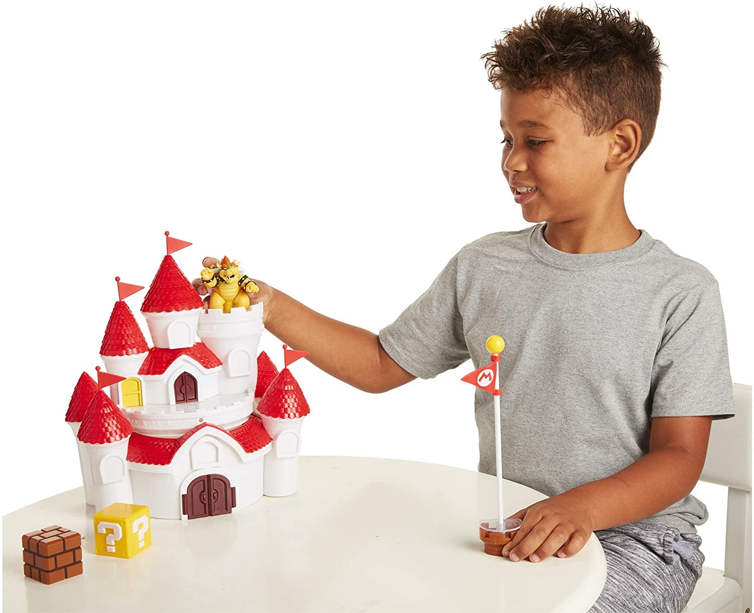 world of nintendo deluxe feature castle playset