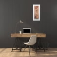 thumbnail image 3 of Unknown 11x24 White Modern Wood Framed Museum Art Print Titled - Oriental Panel, 3 of 4
