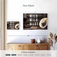 thumbnail image 4 of Elephant Stock Wild Wild West Wall Art - Horizontal Canvas Wall Art - Living Room Wall Decor - Our America Canvas - Brown And Gray Decor - 12" x 8", 4 of 8