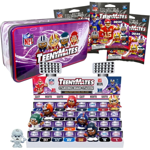 TeenyMates 2025 NFL Series 13 Collector Tin