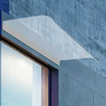 PC Front Door Window Awning Canopy Sun Shade Rain Cover UV Protect Patio Canopy