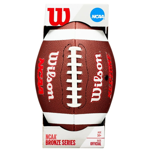 Wilson NCAA Red Zone Composite Football, Official Size (Ages 14