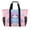 Cute Girl Holding Bear, variant on Reusable Grocery Bags with Handle Side Pocket Waterproof Shopping Portable Tote Cute Girl Holding Bunny