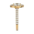thumbnail image 4 of SuperJeweler 1 3/4 Carat Oval Shape Halo Diamond Engagement Ring In 14 Karat Yellow Gold For Women, 4 of 6