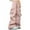 Pink, variant on Utoimkio Women's Wide Leg Harem Cargo Pants High Waisted Drawstring Loose Lounge Pants Casual Trousers with Pockets