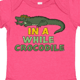 thumbnail image 4 of Inktastic In a While Crocodile with Cool Green Crock in Sunglasses Boys or Girls Baby Bodysuit, 4 of 5