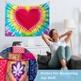 thumbnail image 6 of White Polyester Tapestry for Tie Dyeing Wall Hanging DIY Crafts Bath Towel Travel Towel Bedroom Living Room Decor (39.37 x 29.72 Inch White) WhiteSmoke, 6 of 7