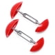 thumbnail image 1 of Par de mini extensores de ancho ajustables para zapatos (rojos), 1 of 5