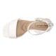 thumbnail image 2 of Sandalia con tacón Easy Street Ro para mujer, color blanco, talla 8.5, 2 of 6