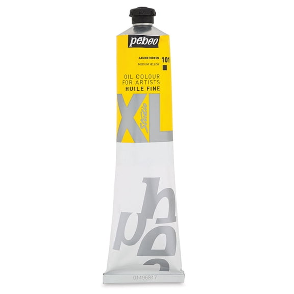 Pebeo XL Studio Oil Color - Medium Yellow, 200 ml, Tube