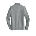 thumbnail image 6 of Port Authority K808 Mens Interlock Polo Cover-Up T-Shirt, Medium Grey Heather & Charcoal Heather - 4XL, 6 of 6