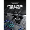 thumbnail image 4 of Cargador de coche LISEN, adaptador USB C para encendedor de cigarrillos de 90 W, 4 of 8