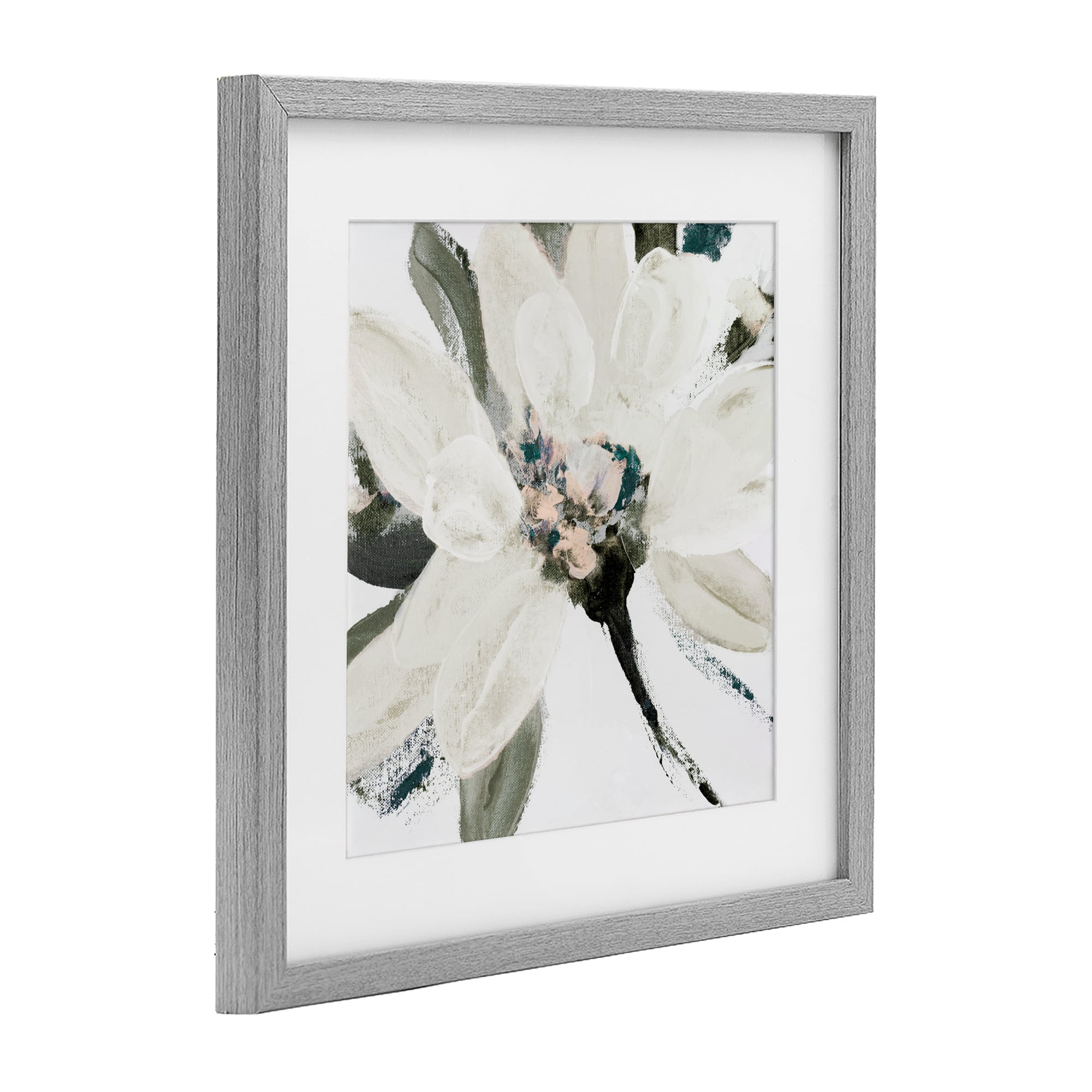 Stupell Industries Naturally Blooming Botanical Gray Framed Print Under Glass, design by Lanie Loreth