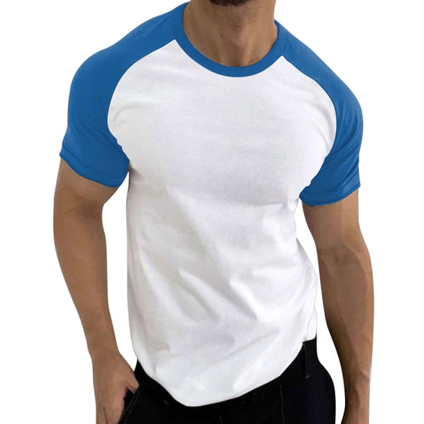 Playeras Hombre Cuello V Camiseta Casual De Negocios Para Hombre, Blusa De Manga Larga Con Cuello En V, Tops De Cuello Alto