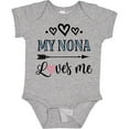 thumbnail image 3 of Inktastic My Nona Grandma Loves Me Girls Girls Baby Bodysuit, 3 of 5