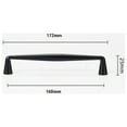 thumbnail image 2 of Goo-Ki 6.3''( 160mm ) Hole Center Cabinet Pulls Elegant Black Zinc Alloy Affordable Luxury Cabinet Handle Hardware for Bedroom, Kitchen, 6 Pack, 2 of 6