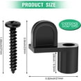 thumbnail image 2 of 3/8 Inch Screen Clip, Window Screen Clip with Screws, Storm Door Clips for Glass and Screen, Screen Clips to Hold The Screen in Window, Window Screen Fasteners, Screen Door Clips, 2 of 7